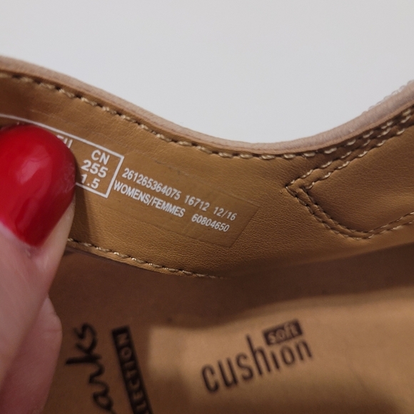 NWOT Clarks Reedly Juno tan sandals size 10 - Picture 5 of 10